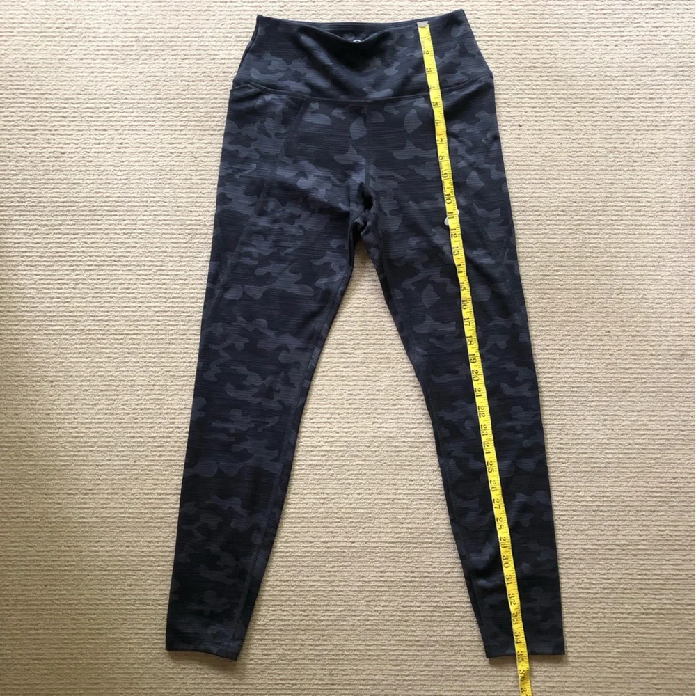 Asics Women's Black Gray Camo High-Waist Leggings - Picture 5 of 7